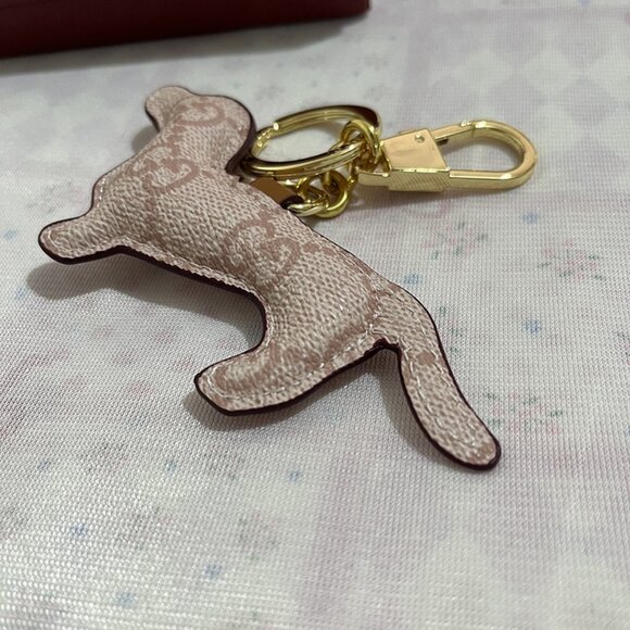 Gucci GG Emblem Series Dachshund Keychain - Picture 8 of 8